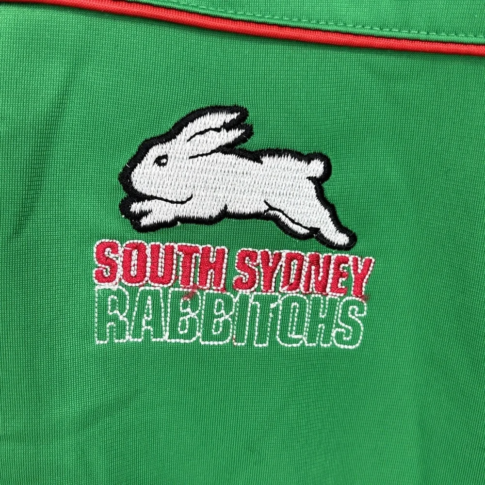 Vintage South Sydney Rabbitohs Authentic NRL Track Jacket 2004 Rugby Mens 2XL‎